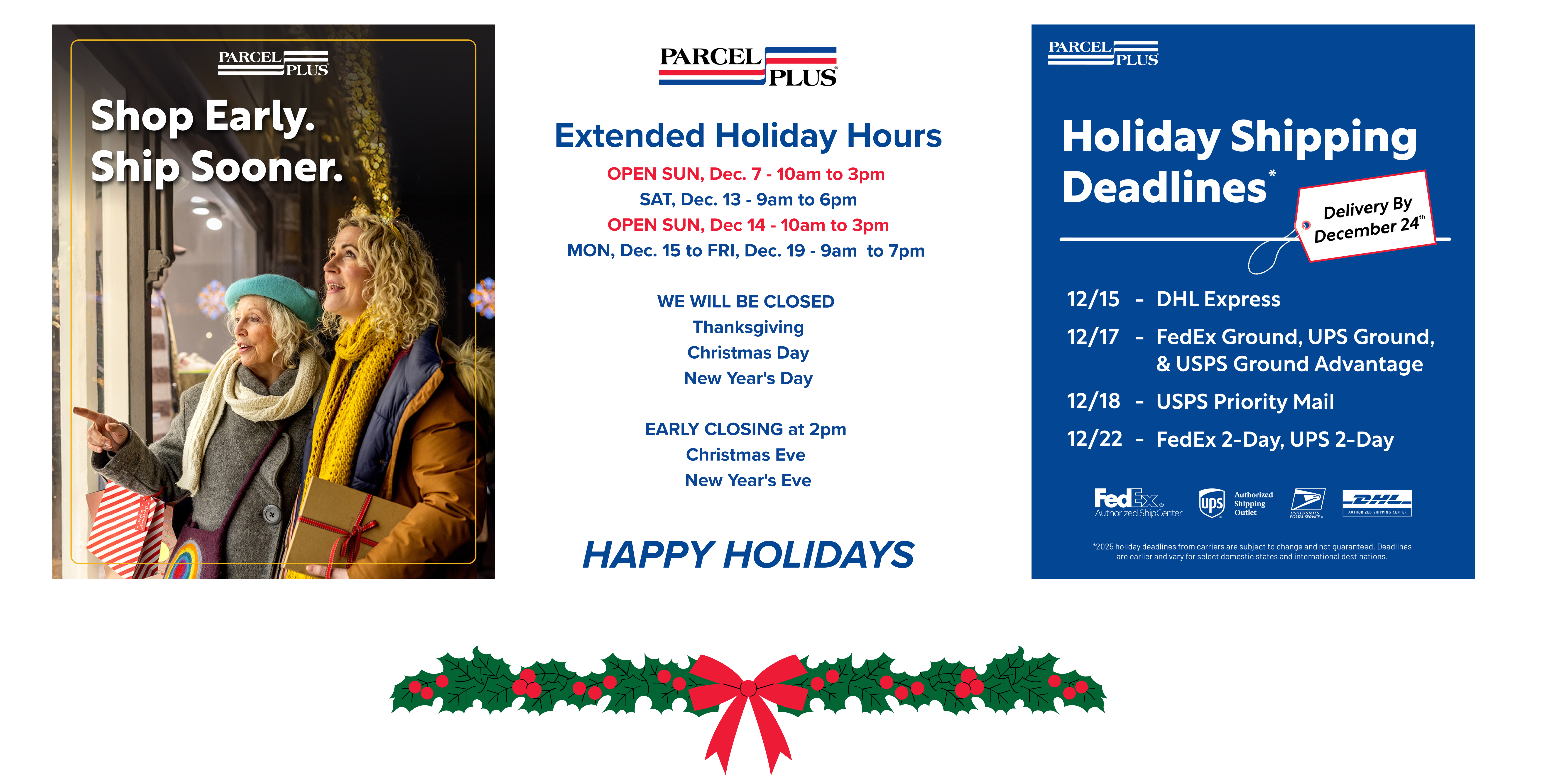 holiday hours 2025